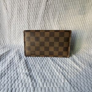 Louis Vuitton check book/ wallet